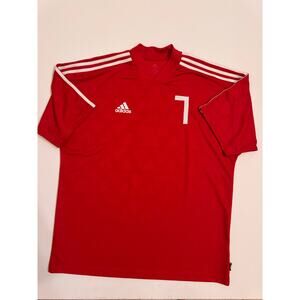 Adidas Men's Tango #7 Soccer Jersey Red Climalite Size M Men's